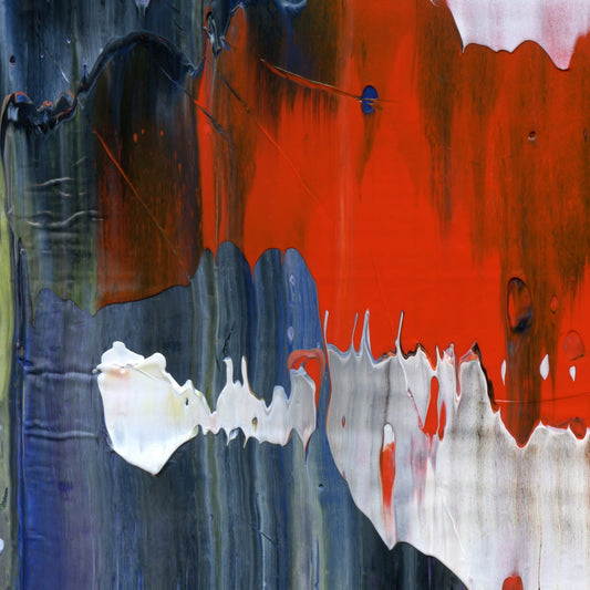 To be Solitary C1 is an abstract oil-on-canvas artwork, a fractal of its parent painting To be Solitary created by Anna Judd for the Scales Collection.