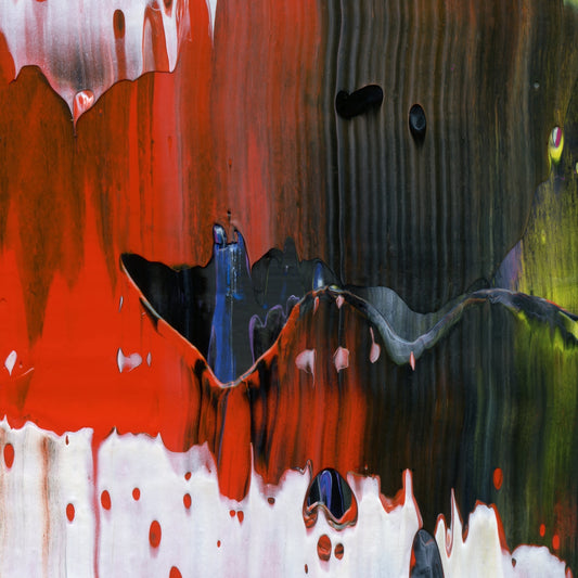 To be Solitary C2 is an abstract oil-on-canvas artwork, a fractal of its parent painting To be Solitary created by Anna Judd for the Scales Collection.