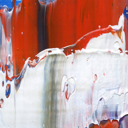 To be Solitary C4 is an abstract oil-on-canvas artwork, a fractal of its parent painting To be Solitary created by Anna Judd for the Scales Collection.