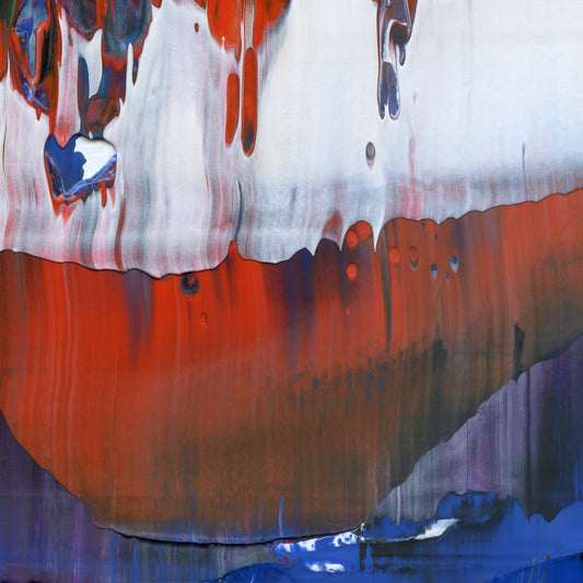 To be Solitary D3 is an abstract oil-on-canvas artwork, a fractal of its parent painting To be Solitary created by Anna Judd for the Scales Collection.
