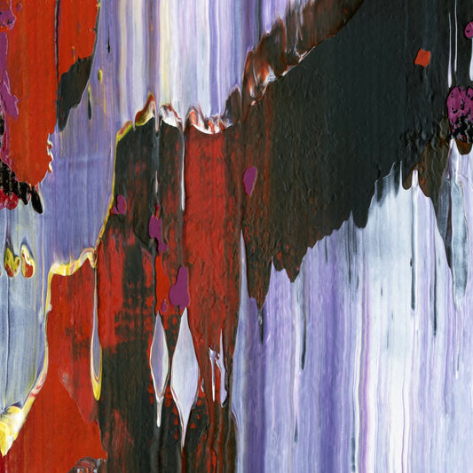 To Sleep Perchance To Dream B1 is an abstract oil-on-canvas artwork, a fractal of its parent painting To Sleep Perchance To Dream created by Anna Judd for the Scales Collection.