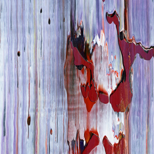To Sleep Perchance To Dream B4 is an abstract oil-on-canvas artwork, a fractal of its parent painting To Sleep Perchance To Dream created by Anna Judd for the Scales Collection.