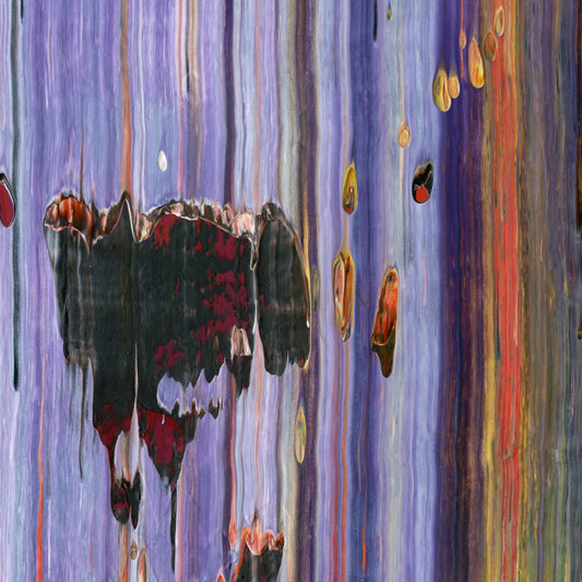 To Sleep Perchance To Dream B5 is an abstract oil-on-canvas artwork, a fractal of its parent painting To Sleep Perchance To Dream created by Anna Judd for the Scales Collection.