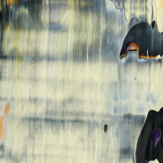 Tomorrow Never Comes A1 is an abstract oil-on-canvas artwork, a fractal of its parent painting Tomorrow Never Comes created by Anna Judd for the Scales Collection.