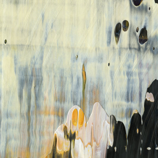 Tomorrow Never Comes B1 is an abstract oil-on-canvas artwork, a fractal of its parent painting Tomorrow Never Comes created by Anna Judd for the Scales Collection.