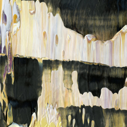 Tomorrow Never Comes E1 is an abstract oil-on-canvas artwork, a fractal of its parent painting Tomorrow Never Comes created by Anna Judd for the Scales Collection.
