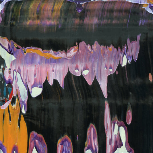 Transcendent Ravens A3 is an abstract oil-on-canvas artwork, a fractal of its parent painting Transcendent Ravens created by Anna Judd for the Scales Collection.