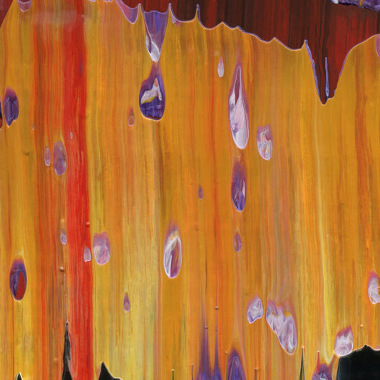 Transcendent Ravens B1 is an abstract oil-on-canvas artwork, a fractal of its parent painting Transcendent Ravens created by Anna Judd for the Scales Collection.