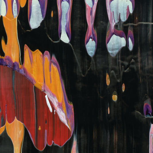 Transcendent Ravens B3 is an abstract oil-on-canvas artwork, a fractal of its parent painting Transcendent Ravens created by Anna Judd for the Scales Collection.