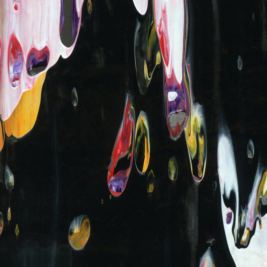 Transcendent Ravens D3 is an abstract oil-on-canvas artwork, a fractal of its parent painting Transcendent Ravens created by Anna Judd for the Scales Collection.