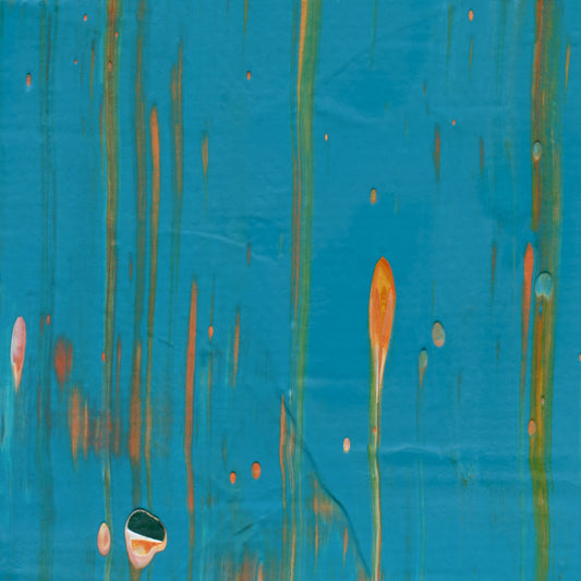 Truth is a Helium Balloon C3 is an abstract oil-on-canvas artwork, a fractal of its parent painting Truth is a Helium Balloon created by Anna Judd for the Scales Collection.