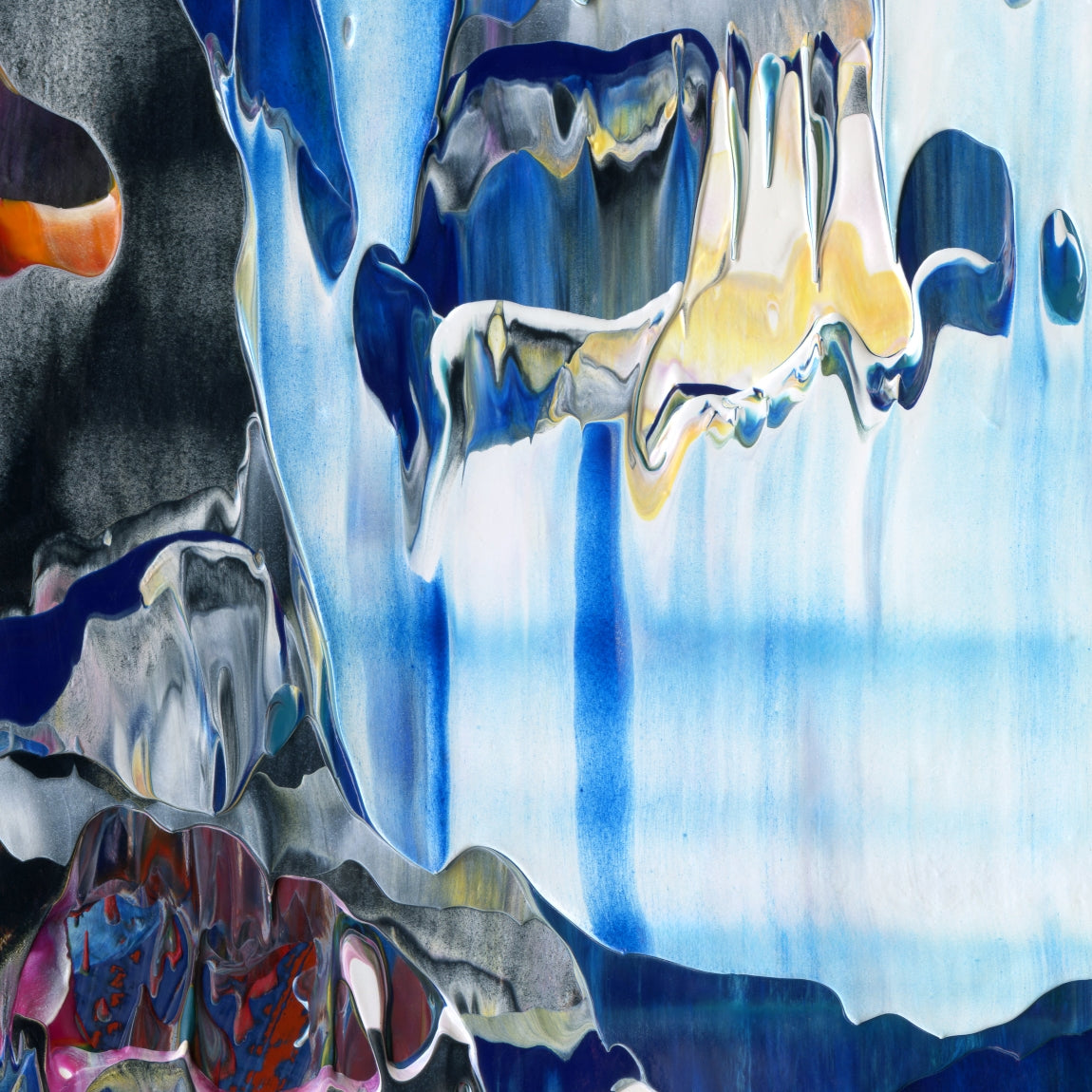 Try Hard, Die Hard B3 is an abstract oil-on-canvas artwork, a fractal of its parent painting Try Hard, Die Hard created by Anna Judd for the Scales Collection.