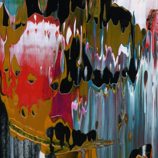 Unchained in Oahu D2 is an abstract oil-on-canvas artwork, a fractal of its parent painting Unchained in Oahu created by Anna Judd for the Scales Collection.