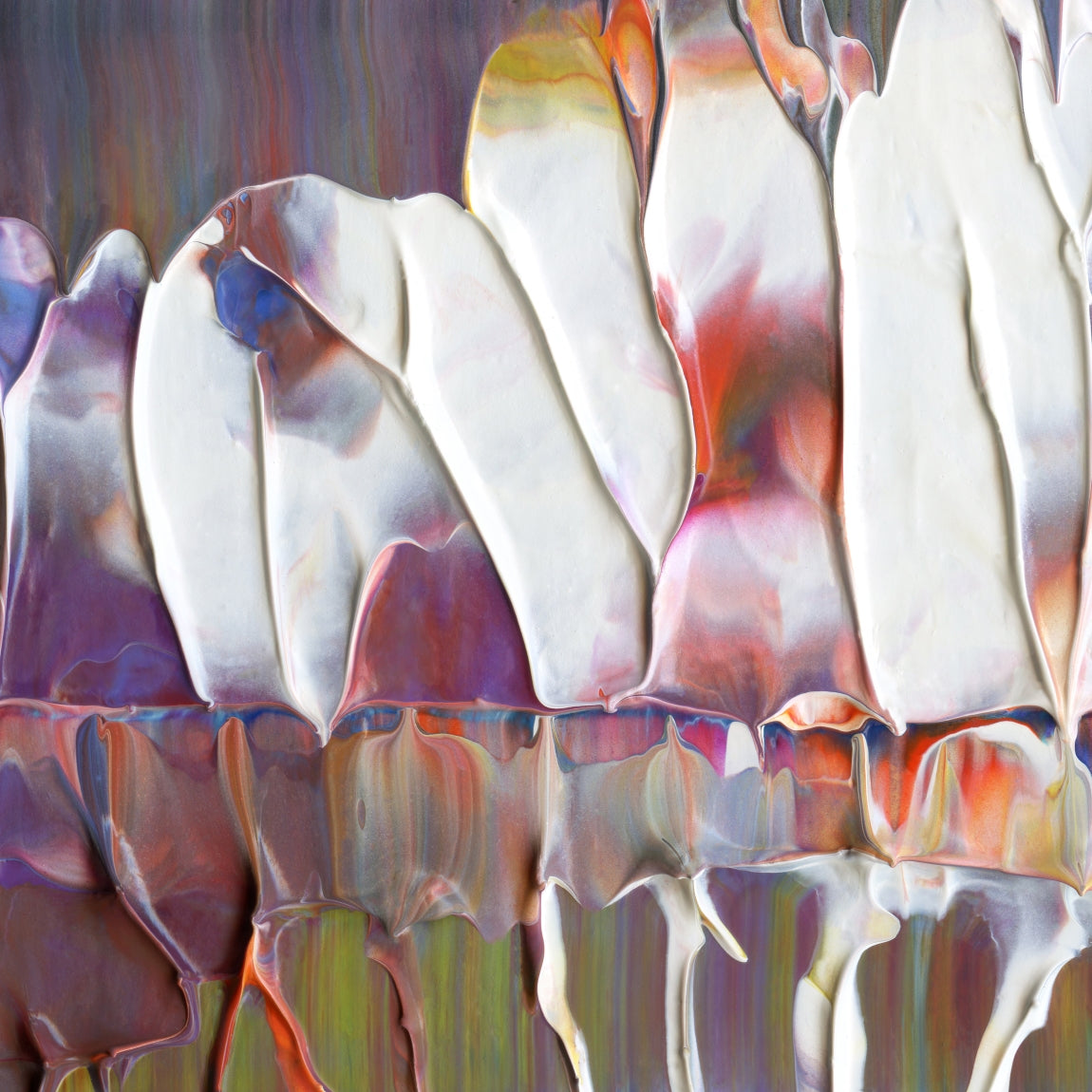 Valdez On Acid E2 is an abstract oil-on-canvas artwork, a fractal of its parent painting Valdez On Acid created by Anna Judd for the Scales Collection.