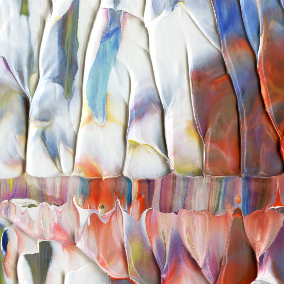 Valdez On Acid E4 is an abstract oil-on-canvas artwork, a fractal of its parent painting Valdez On Acid created by Anna Judd for the Scales Collection.