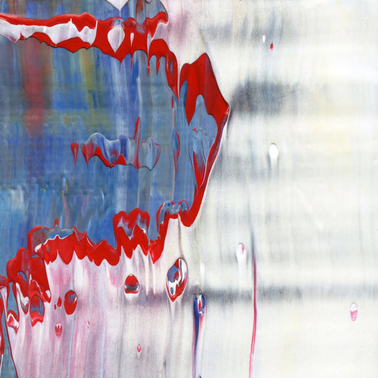 Veil of Heartbreak A4 is an abstract oil-on-canvas artwork, a fractal of its parent painting Veil of Heartbreak created by Anna Judd for the Scales Collection.