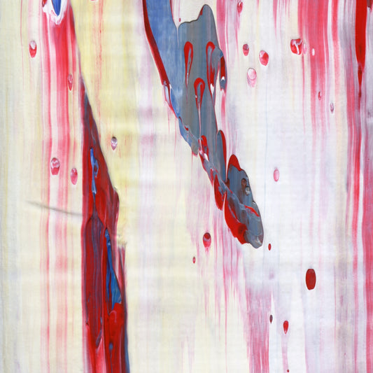 Veil of Heartbreak B1 is an abstract oil-on-canvas artwork, a fractal of its parent painting Veil of Heartbreak created by Anna Judd for the Scales Collection.