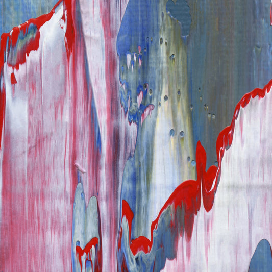 Veil of Heartbreak B3 is an abstract oil-on-canvas artwork, a fractal of its parent painting Veil of Heartbreak created by Anna Judd for the Scales Collection.