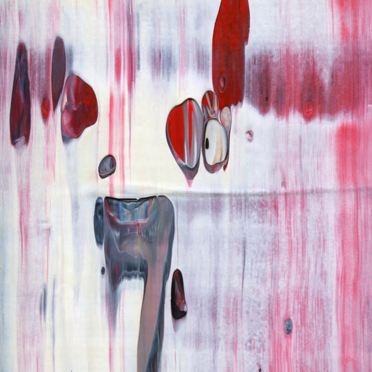 Veil of Heartbreak D1 is an abstract oil-on-canvas artwork, a fractal of its parent painting Veil of Heartbreak created by Anna Judd for the Scales Collection.