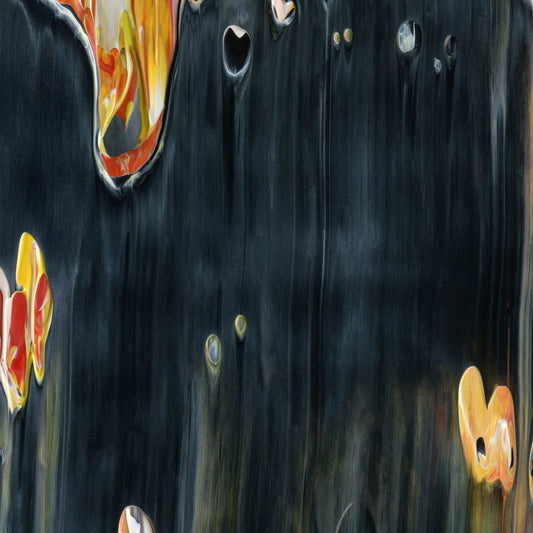 Vincent's Phantom Lobe B3 is an abstract oil-on-canvas artwork, a fractal of its parent painting Vincent's Phantom Lobe created by Anna Judd for the Scales Collection.