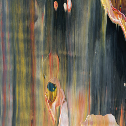 Vincent's Phantom Lobe C1 is an abstract oil-on-canvas artwork, a fractal of its parent painting Vincent's Phantom Lobe created by Anna Judd for the Scales Collection.