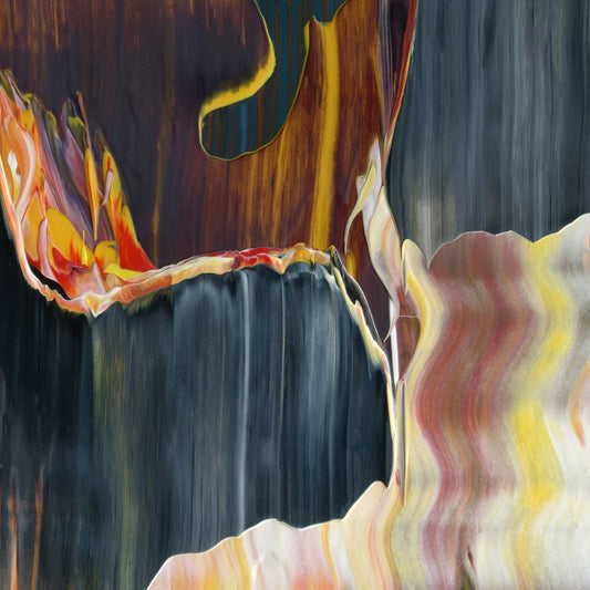 Vincent's Phantom Lobe C2 is an abstract oil-on-canvas artwork, a fractal of its parent painting Vincent's Phantom Lobe created by Anna Judd for the Scales Collection.