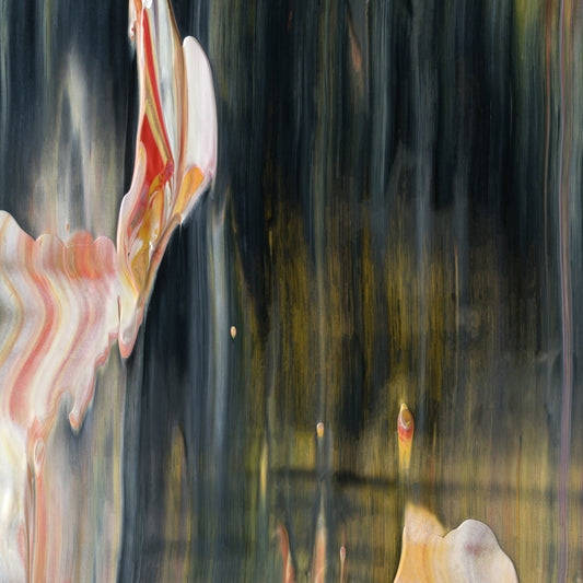 Vincent's Phantom Lobe C3 is an abstract oil-on-canvas artwork, a fractal of its parent painting Vincent's Phantom Lobe created by Anna Judd for the Scales Collection.