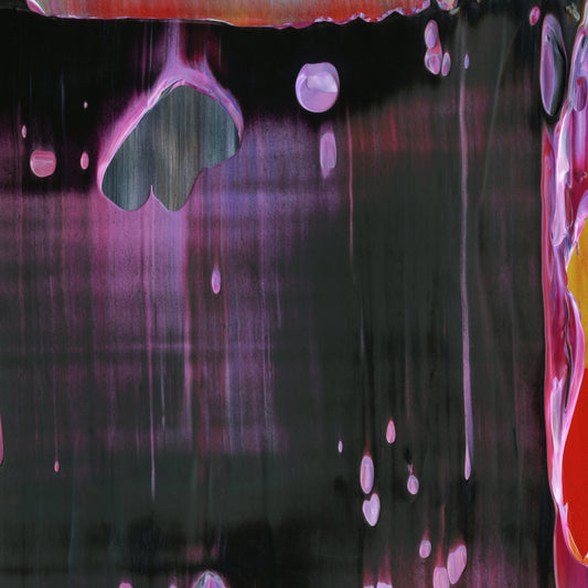 Visions From Venus B1 is an abstract oil-on-canvas artwork, a fractal of its parent painting Visions From Venus created by Anna Judd for the Scales Collection.