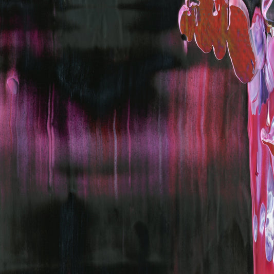 Visions From Venus D1 is an abstract oil-on-canvas artwork, a fractal of its parent painting Visions From Venus created by Anna Judd for the Scales Collection.