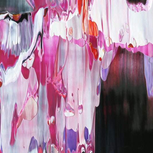 Visions From Venus D2 is an abstract oil-on-canvas artwork, a fractal of its parent painting Visions From Venus created by Anna Judd for the Scales Collection.