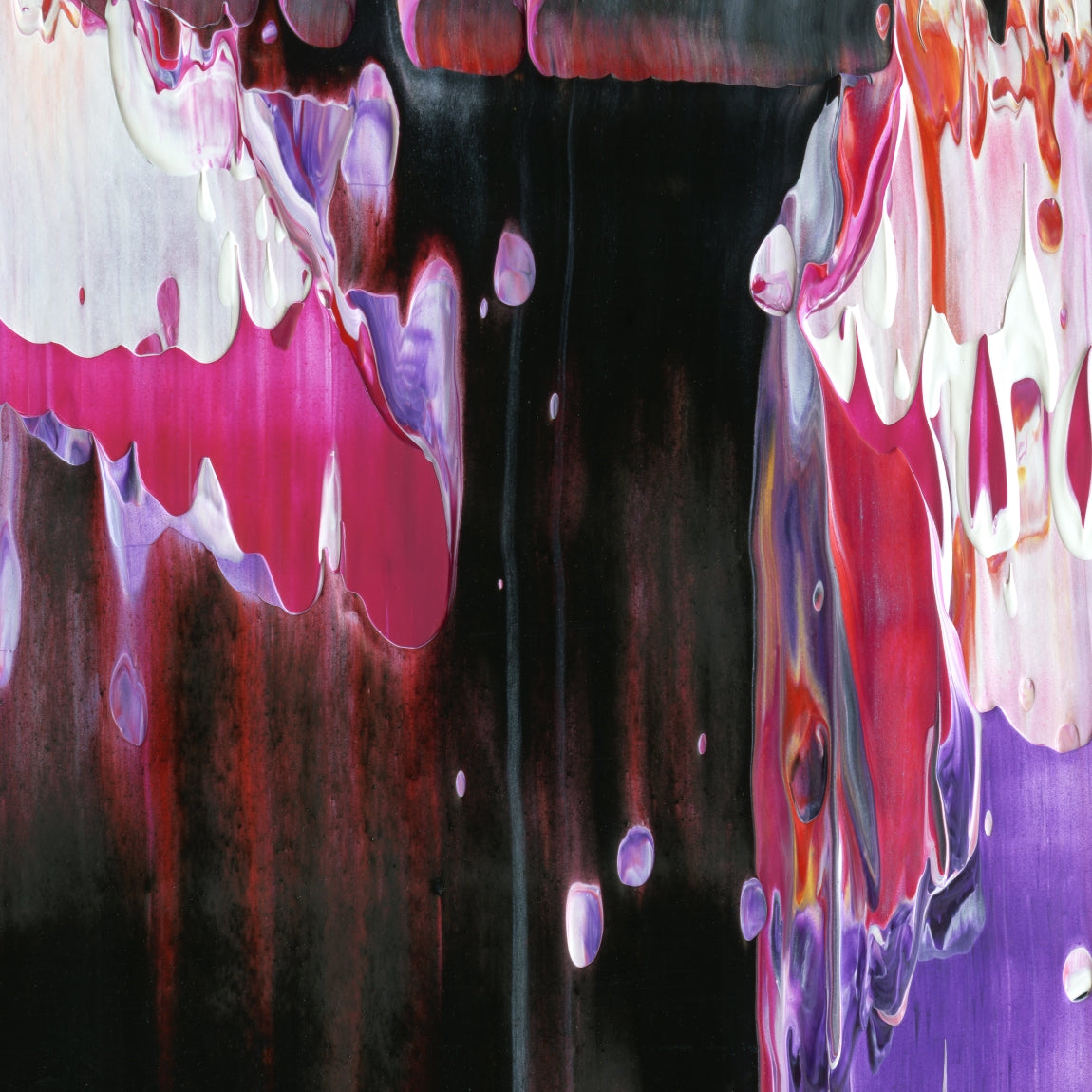 Visions From Venus D3 is an abstract oil-on-canvas artwork, a fractal of its parent painting Visions From Venus created by Anna Judd for the Scales Collection.