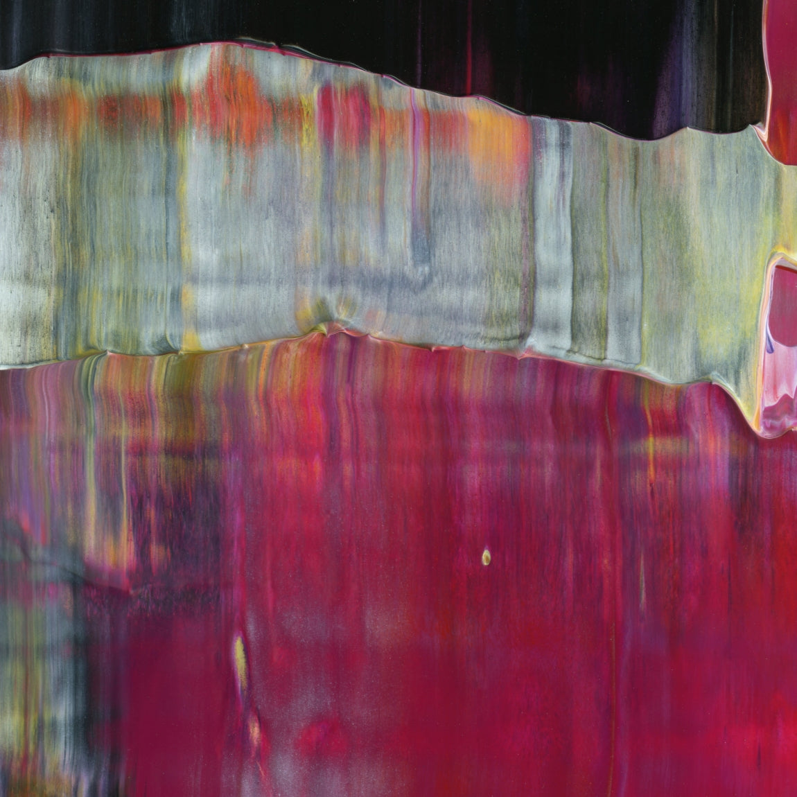 Visions From Venus F1 is an abstract oil-on-canvas artwork, a fractal of its parent painting Visions From Venus created by Anna Judd for the Scales Collection.