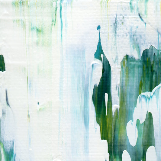 Waltz of Water A1 is an abstract oil-on-canvas artwork, a fractal of its parent painting Waltz of Water created by Anna Judd for the Scales Collection.