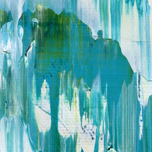 Waltz of Water C2 is an abstract oil-on-canvas artwork, a fractal of its parent painting Waltz of Water created by Anna Judd for the Scales Collection.
