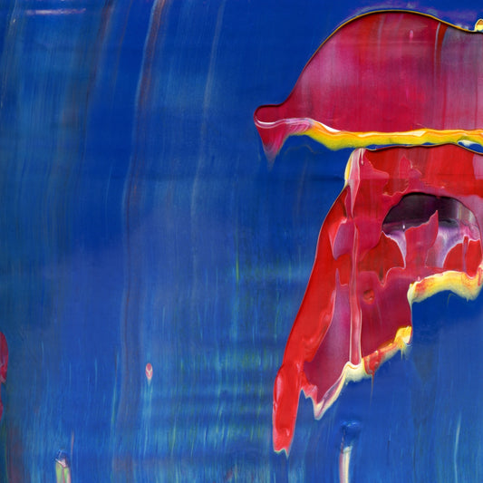 Wanton Guru A1 is an abstract oil-on-canvas artwork, a fractal of its parent painting Wanton Guru created by Anna Judd for the Scales Collection.