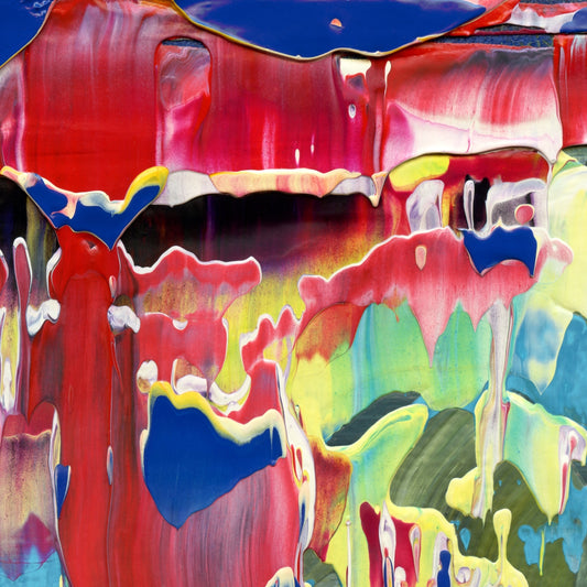 Wanton Guru A3 is an abstract oil-on-canvas artwork, a fractal of its parent painting Wanton Guru created by Anna Judd for the Scales Collection.