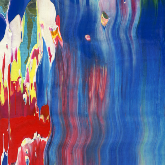 Wanton Guru B4 is an abstract oil-on-canvas artwork, a fractal of its parent painting Wanton Guru created by Anna Judd for the Scales Collection.