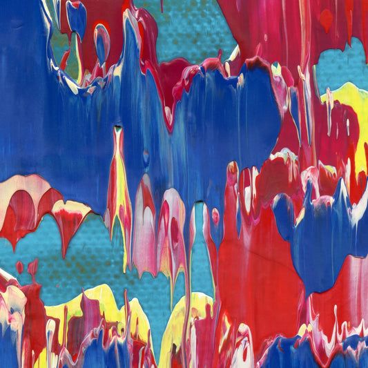 Wanton Guru C3 is an abstract oil-on-canvas artwork, a fractal of its parent painting Wanton Guru created by Anna Judd for the Scales Collection.