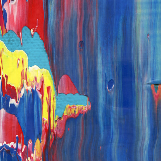 Wanton Guru C4 is an abstract oil-on-canvas artwork, a fractal of its parent painting Wanton Guru created by Anna Judd for the Scales Collection.