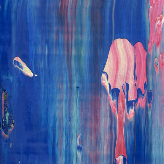 Wanton Guru D1 is an abstract oil-on-canvas artwork, a fractal of its parent painting Wanton Guru created by Anna Judd for the Scales Collection.