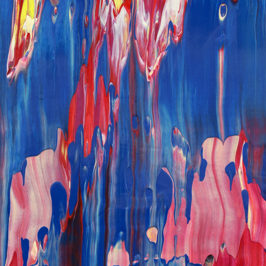 Wanton Guru D3 is an abstract oil-on-canvas artwork, a fractal of its parent painting Wanton Guru created by Anna Judd for the Scales Collection.