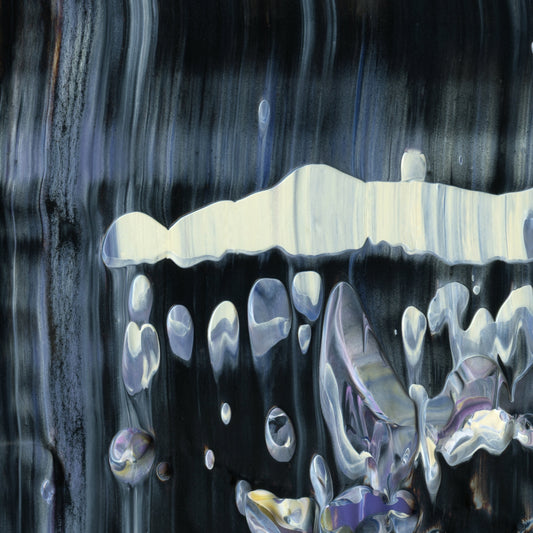 Wasted On The Young E1 is an abstract oil-on-canvas artwork, a fractal of its parent painting Wasted On The Young created by Anna Judd for the Scales Collection.