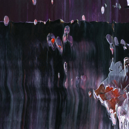 When Women Were Birds C5 is an abstract oil-on-canvas artwork, a fractal of its parent painting When Women Were Birds created by Anna Judd for the Scales Collection.