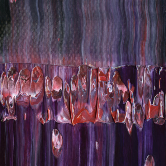 When Women Were Birds D4 is an abstract oil-on-canvas artwork, a fractal of its parent painting When Women Were Birds created by Anna Judd for the Scales Collection.