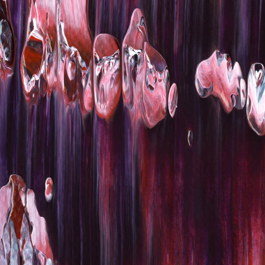 When Women Were Birds E2 is an abstract oil-on-canvas artwork, a fractal of its parent painting When Women Were Birds created by Anna Judd for the Scales Collection.