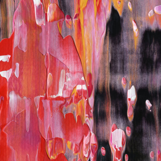 You Got That C4 Kind of Love B3 is an abstract oil-on-canvas artwork, a fractal of its parent painting You Got That C4 Kind of Love created by Anna Judd for the Scales Collection.