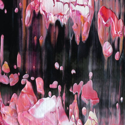 You Got That C4 Kind of Love E1 is an abstract oil-on-canvas artwork, a fractal of its parent painting You Got That C4 Kind of Love created by Anna Judd for the Scales Collection.