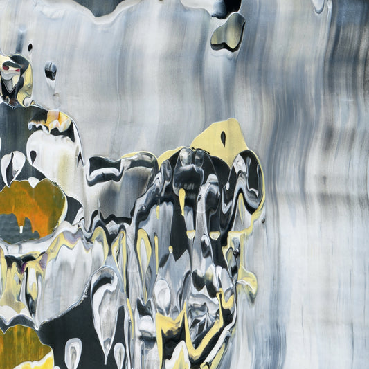 Zen of Getting Lost  A4 is an abstract oil-on-canvas artwork, a fractal of its parent painting Zen of Getting Lost  created by Anna Judd for the Scales Collection.