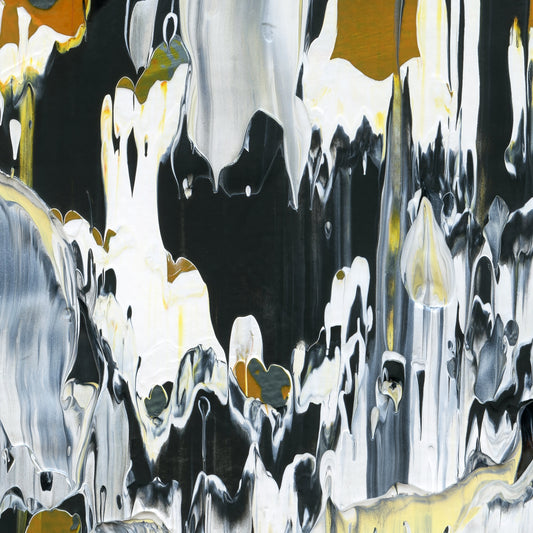 Zen of Getting Lost  D3 is an abstract oil-on-canvas artwork, a fractal of its parent painting Zen of Getting Lost  created by Anna Judd for the Scales Collection.